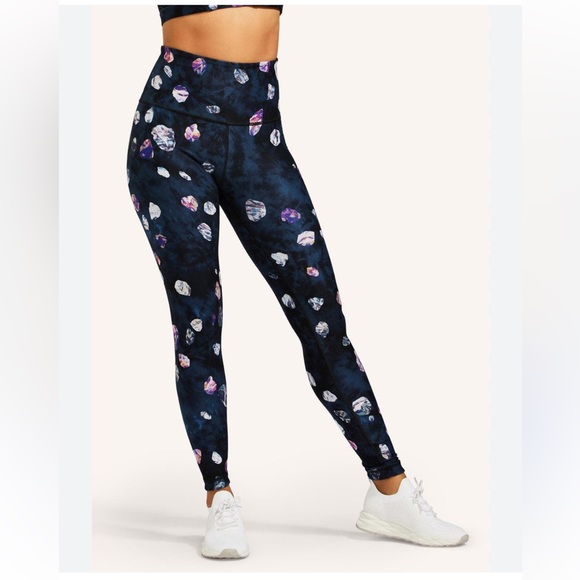 Wear It To Heart x Peloton Asteroid Print Leggings Tights - Picture 2 of 7